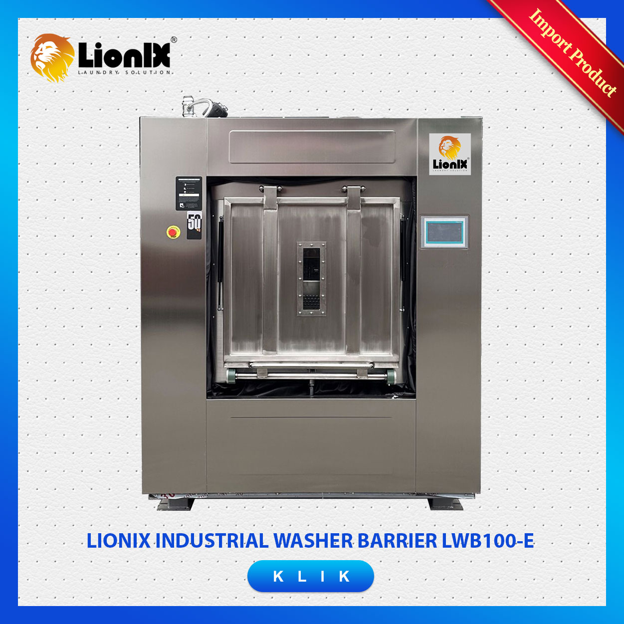 Lionix Industrial Washer Barrier LWB30-E 30kg