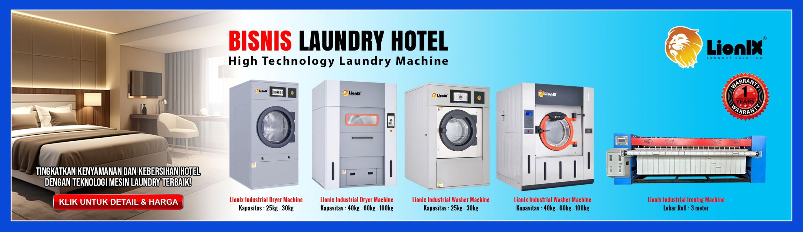 Paket Laundry Hotel (Lionix)